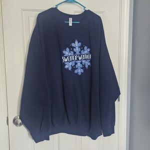 Sweater Weather Navy Blue Sweatshirt